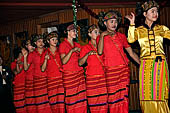 Traditional dance show in our hotel Inle Lake, Myanmar. 